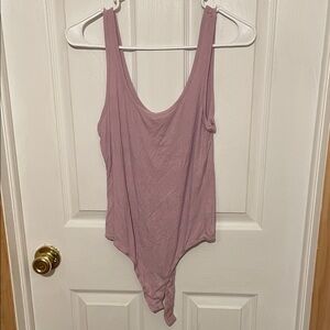 Timing Mauve Sleeveless Bodysuit